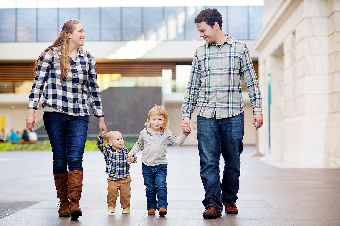 The D Family: Portrait Session at the Cleveland Museum of Art