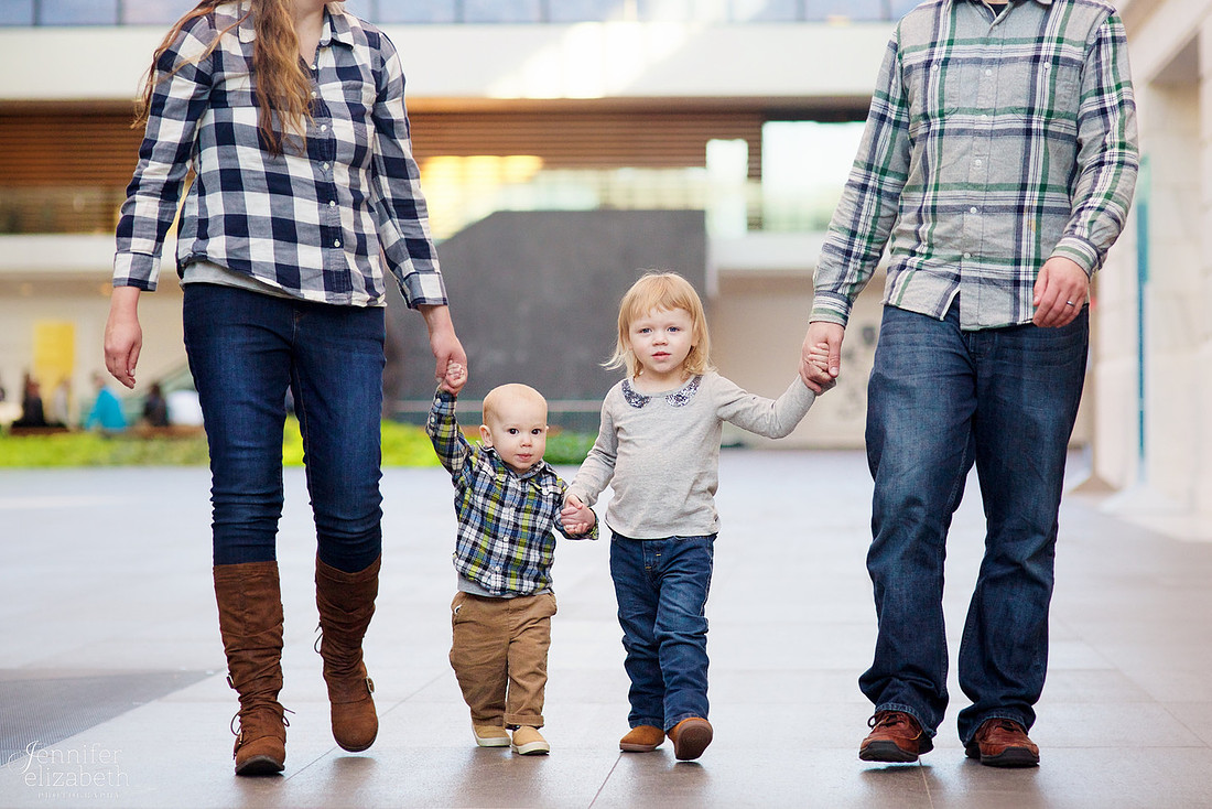 The D Family: Portrait Session at the Cleveland Museum of Art