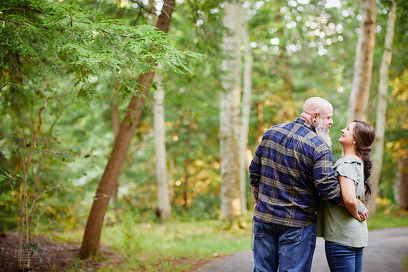 Jessica & Joe: Engagement Session at Henry Church Rock in Chagrin Falls