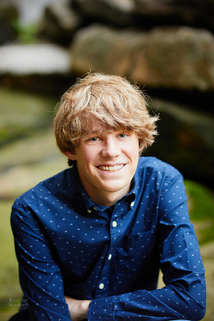 Adam: Senior Session at Franklin Mills Riveredge Park in Kent