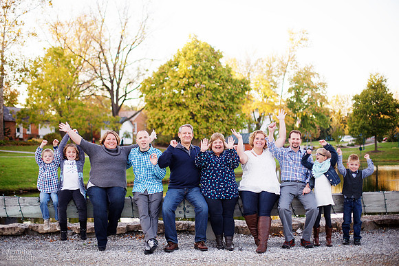 The D & S Families: Portrait Session at Everal Barn in Westerville