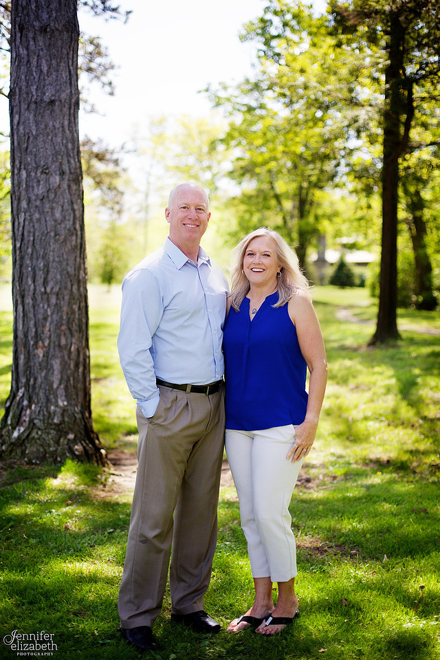 The D Family Portrait Session at Horseshoe Lake in Shaker Heights, Ohio