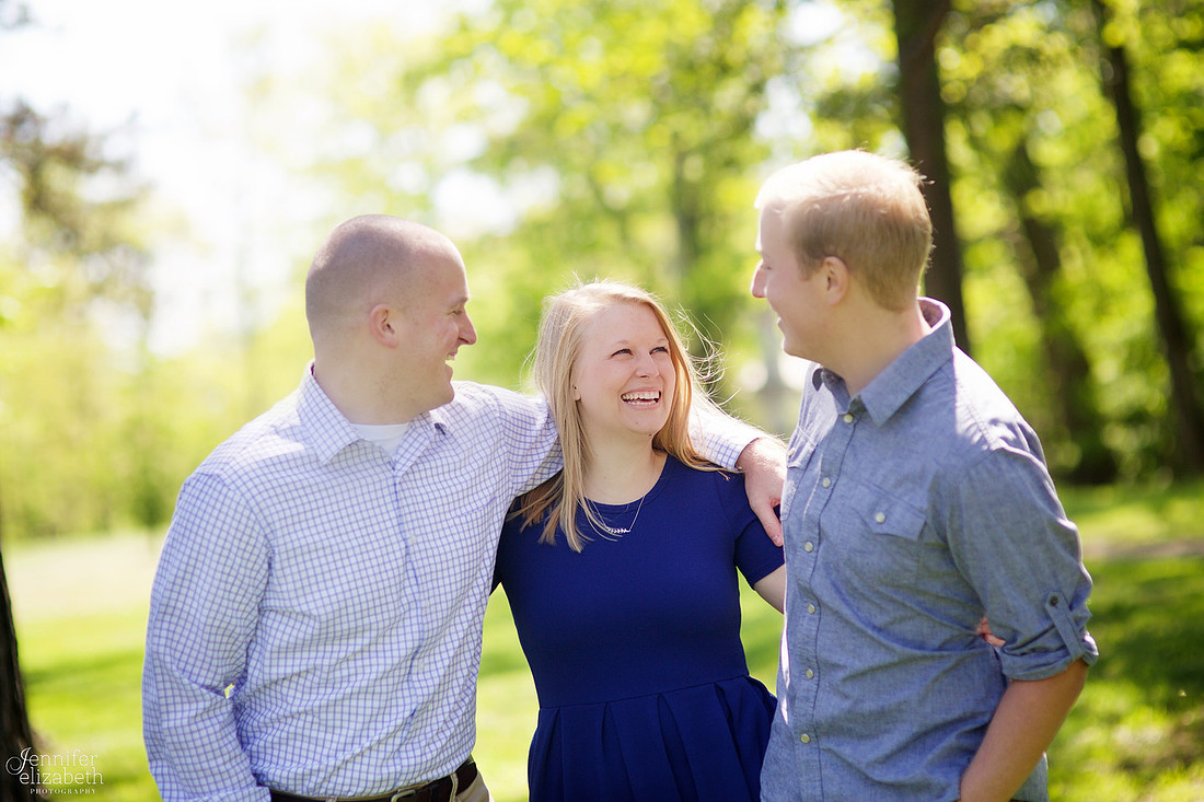 The D Family Portrait Session at Horseshoe Lake in Shaker Heights, Ohio