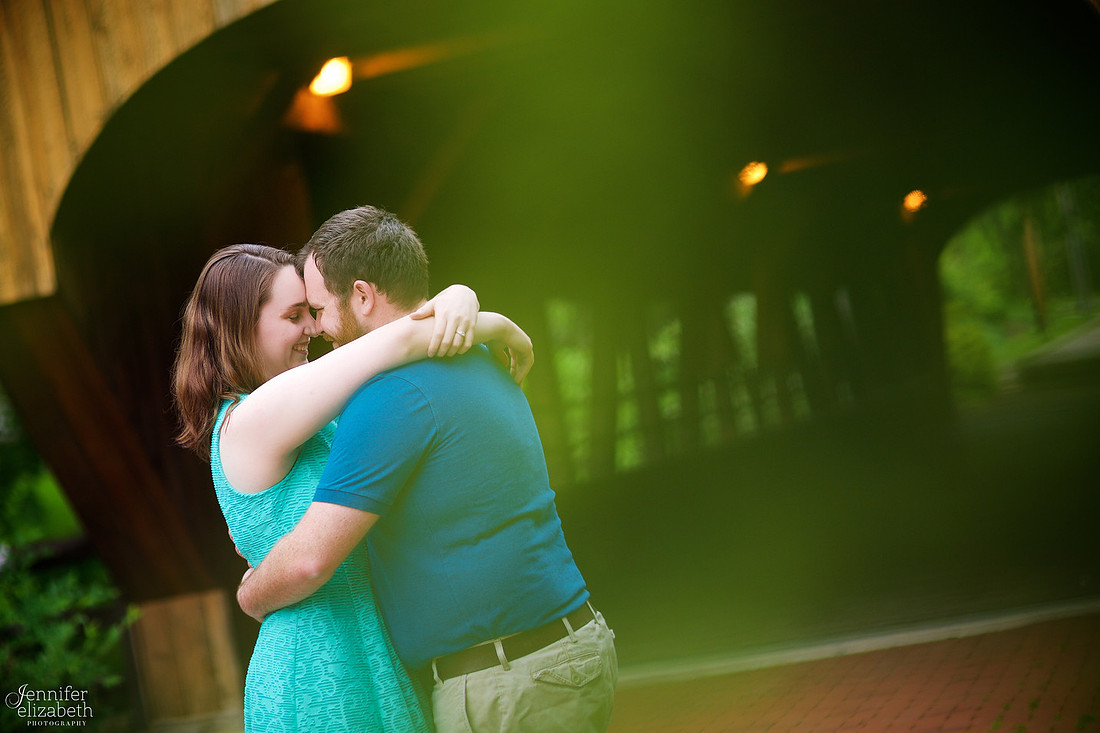 Erica and Trevor's Engagement Session in David Fortier Park
