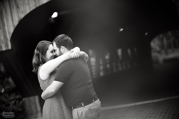Erica and Trevor's Engagement Session in David Fortier Park