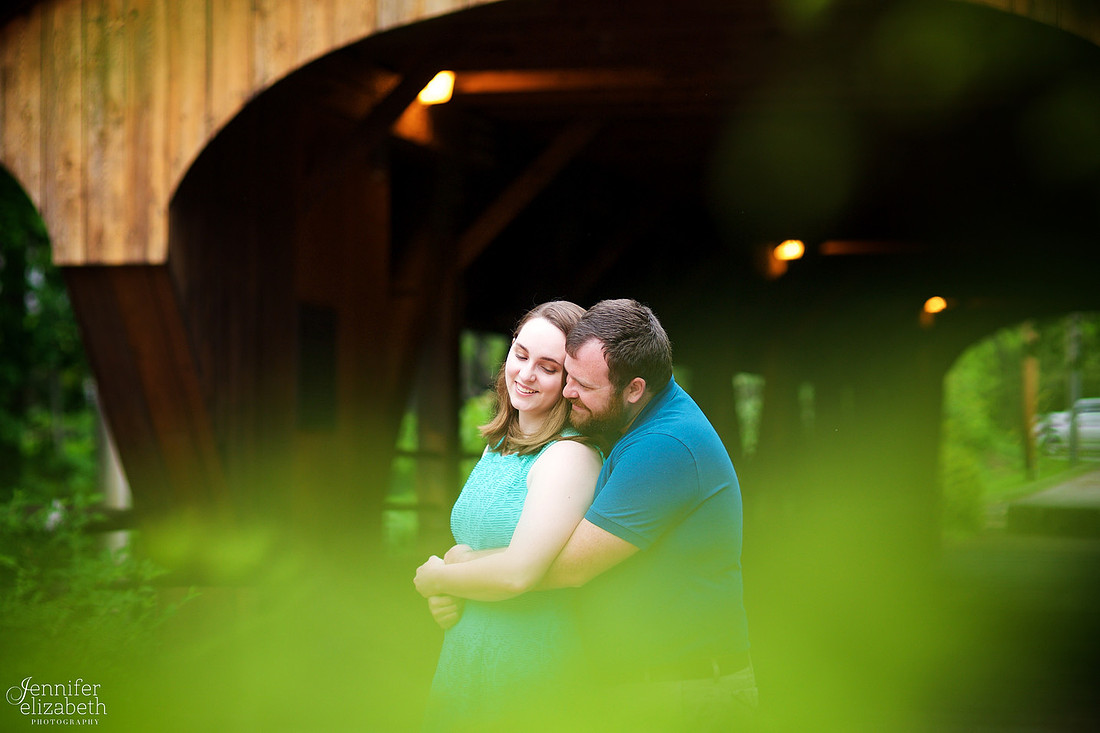 Erica and Trevor's Engagement Session in David Fortier Park