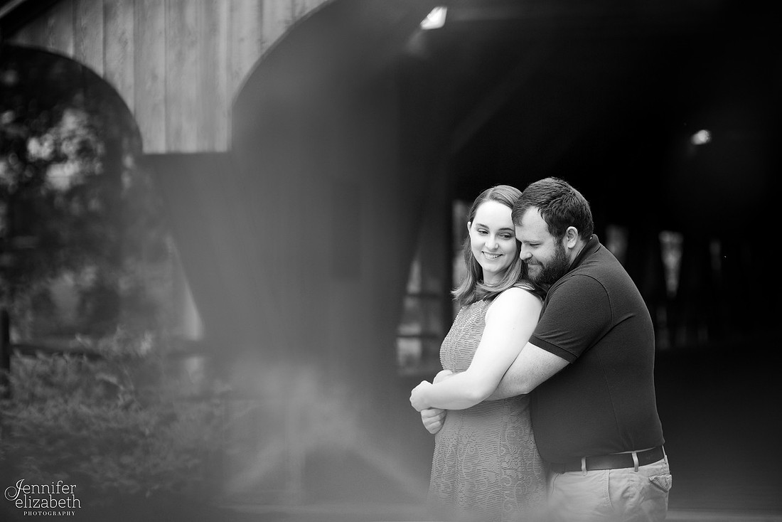 Erica and Trevor's Engagement Session in David Fortier Park