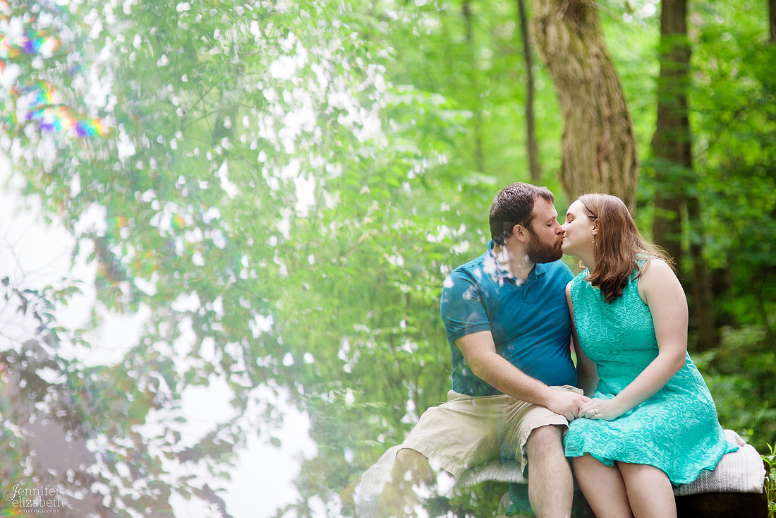 Erica and Trevor's Engagement Session in David Fortier Park