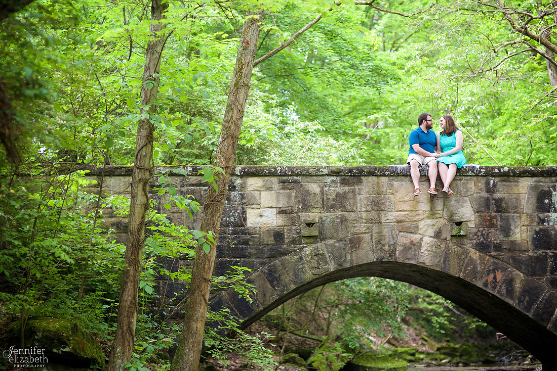 Erica and Trevor's Engagement Session in David Fortier Park