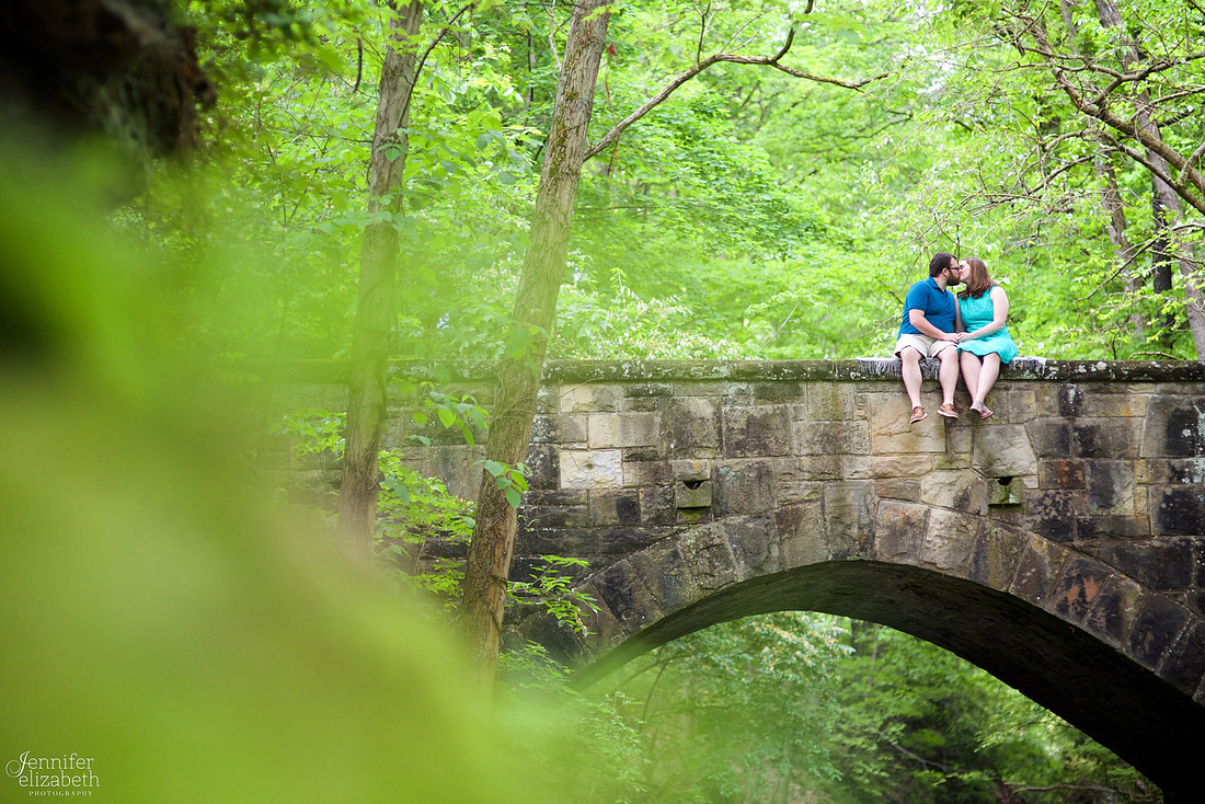 Erica and Trevor's Engagement Session in David Fortier Park