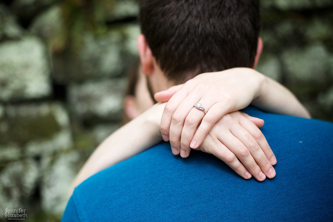 Erica and Trevor's Engagement Session in David Fortier Park