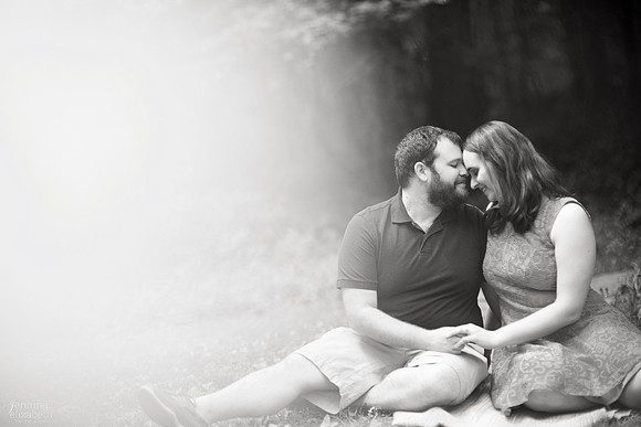 Erica and Trevor's Engagement Session in David Fortier Park
