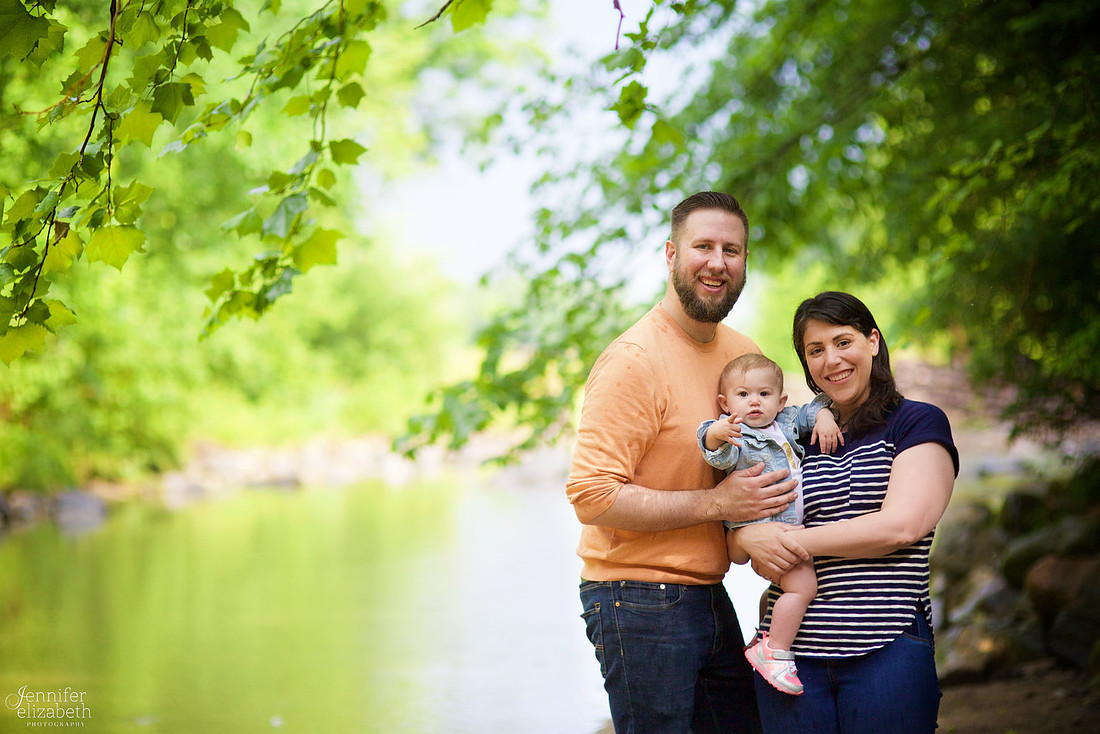 Margot's One Year Portrait Session at Everett Road Covered Bridge