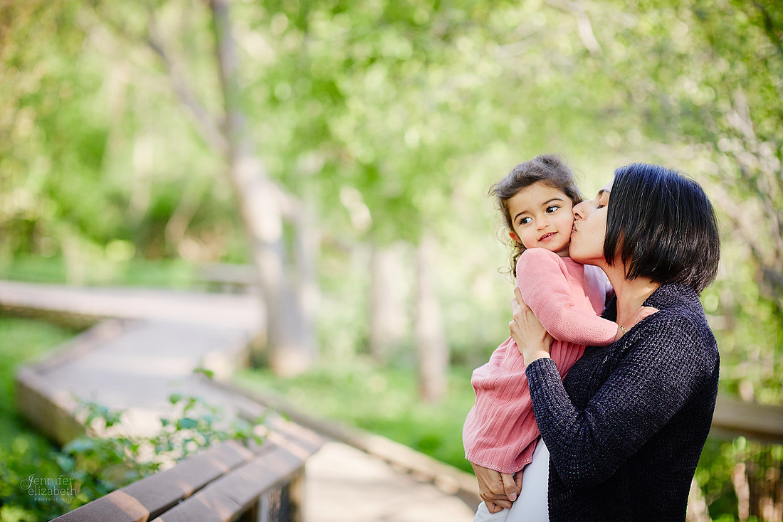 The S Family: Portrait Session at Horseshoe Lake Park in Shaker Heights