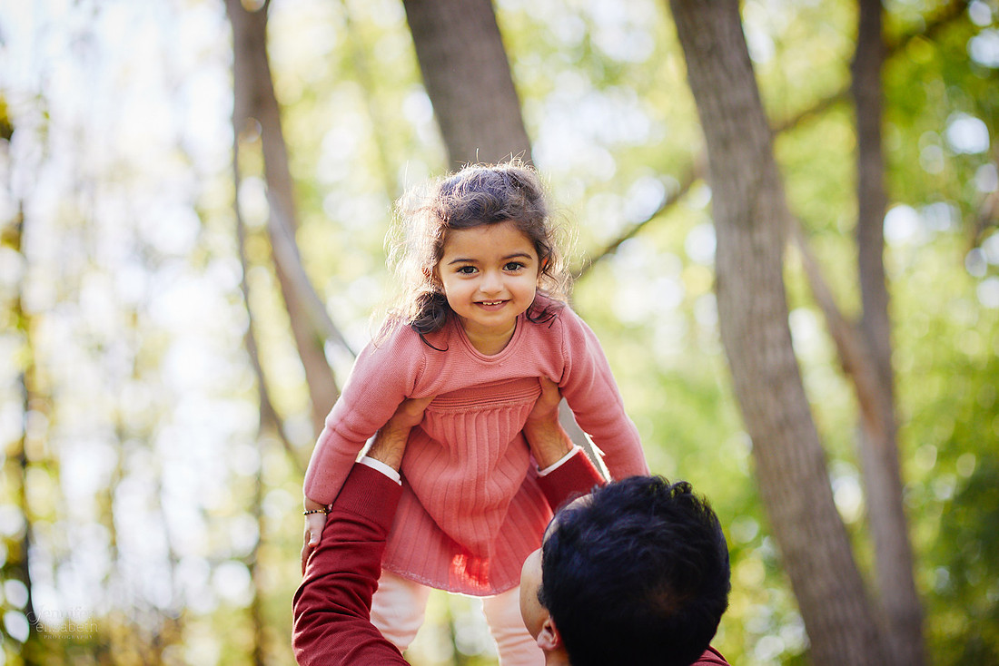 The S Family: Portrait Session at Horseshoe Lake Park in Shaker Heights