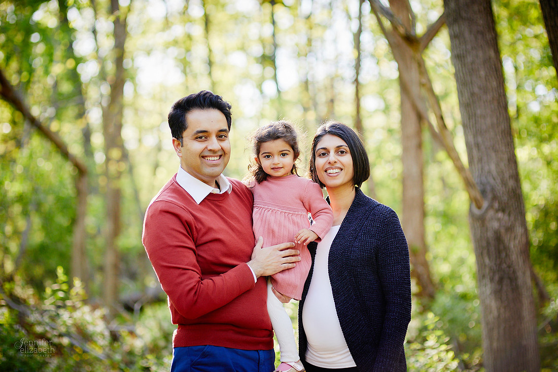 The S Family: Portrait Session at Horseshoe Lake Park in Shaker Heights
