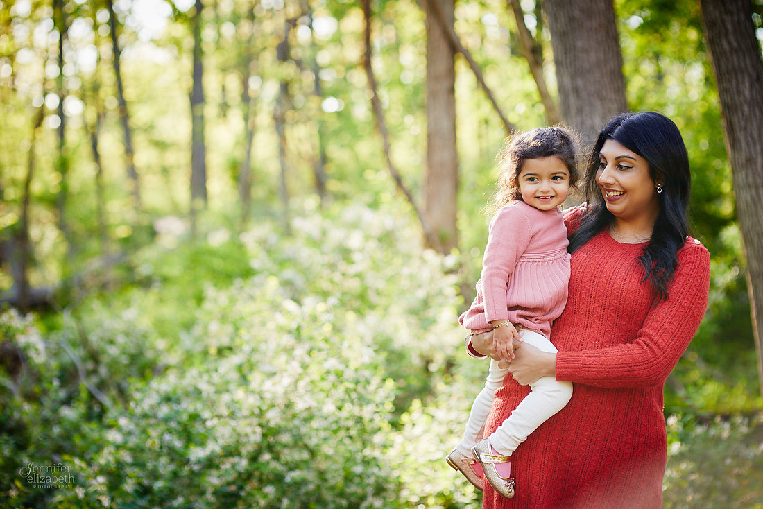 The S Family: Portrait Session at Horseshoe Lake Park in Shaker Heights
