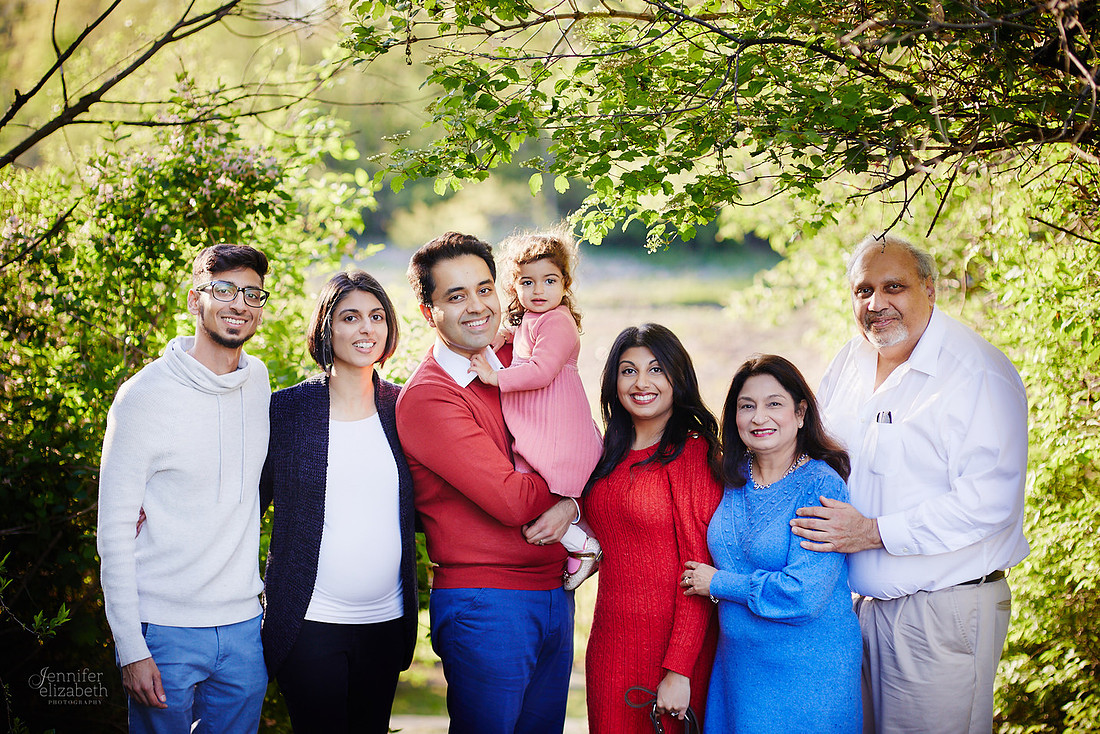 The S Family: Portrait Session at Horseshoe Lake Park in Shaker Heights