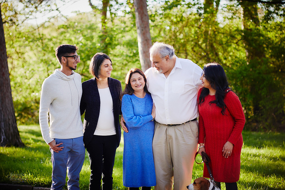 The S Family: Portrait Session at Horseshoe Lake Park in Shaker Heights
