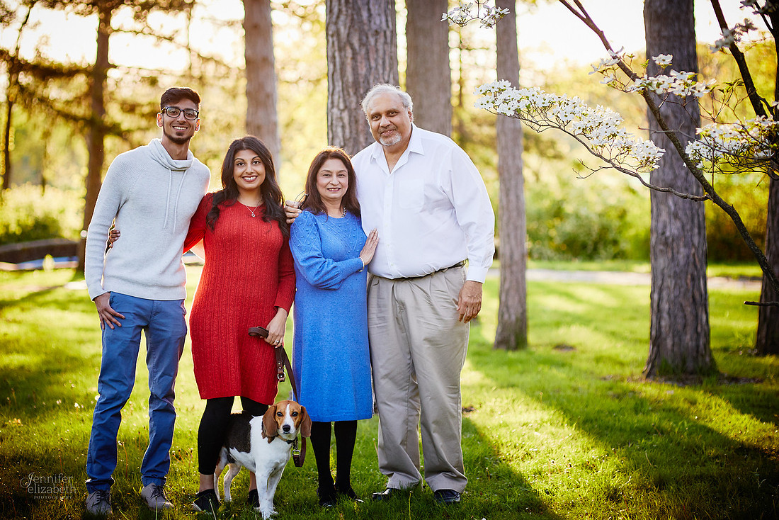 The S Family: Portrait Session at Horseshoe Lake Park in Shaker Heights