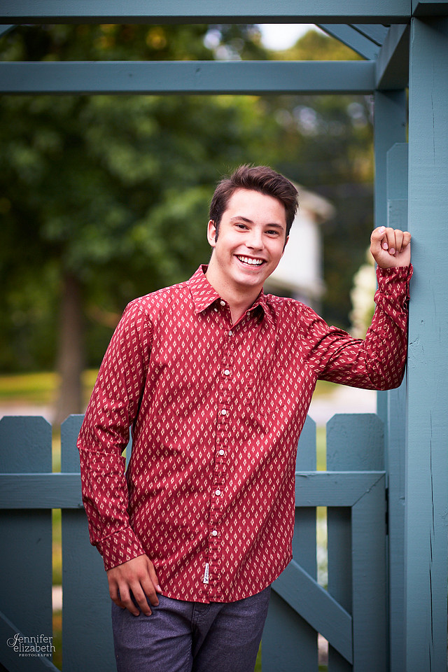 Ben's Senior Portrait Session in Chagrin Falls, Ohio
