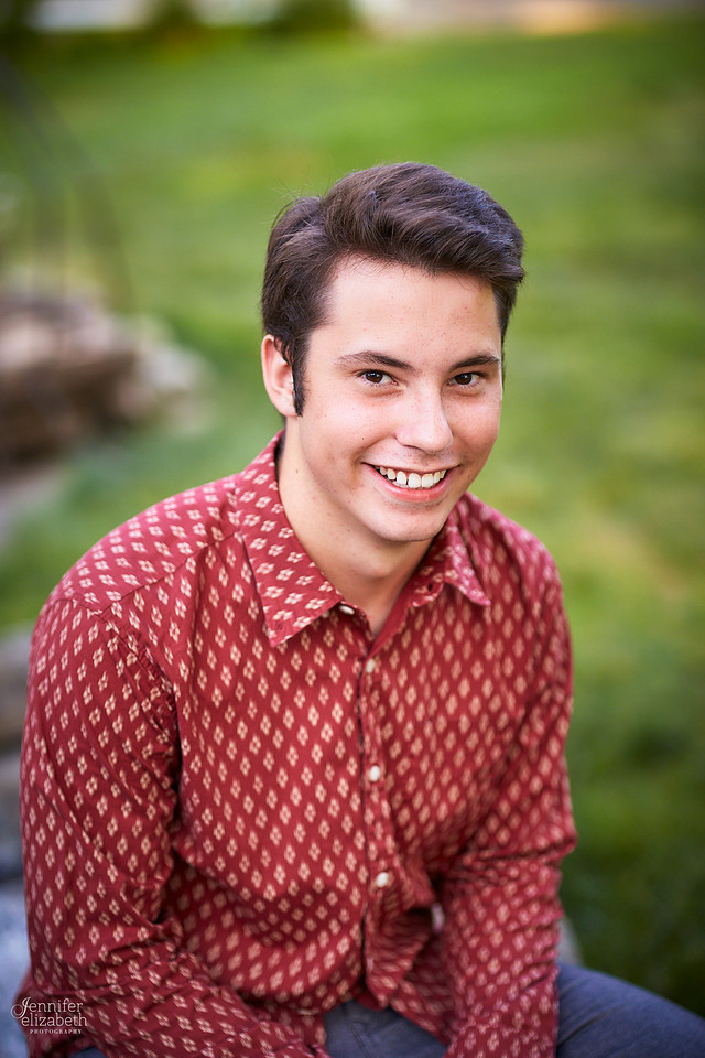 Ben's Senior Portrait Session in Chagrin Falls, Ohio
