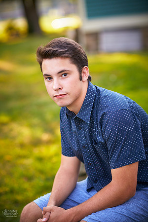 Ben's Senior Portrait Session in Chagrin Falls, Ohio