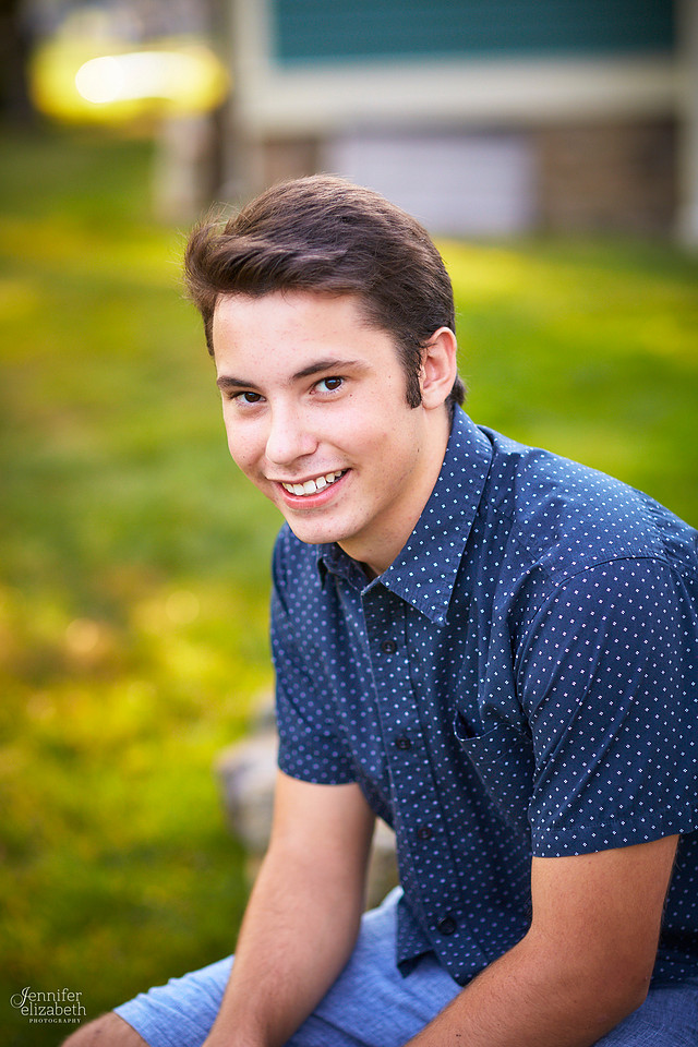 Ben's Senior Portrait Session in Chagrin Falls, Ohio