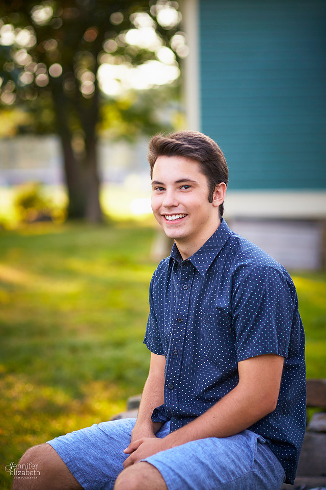 Ben's Senior Portrait Session in Chagrin Falls, Ohio