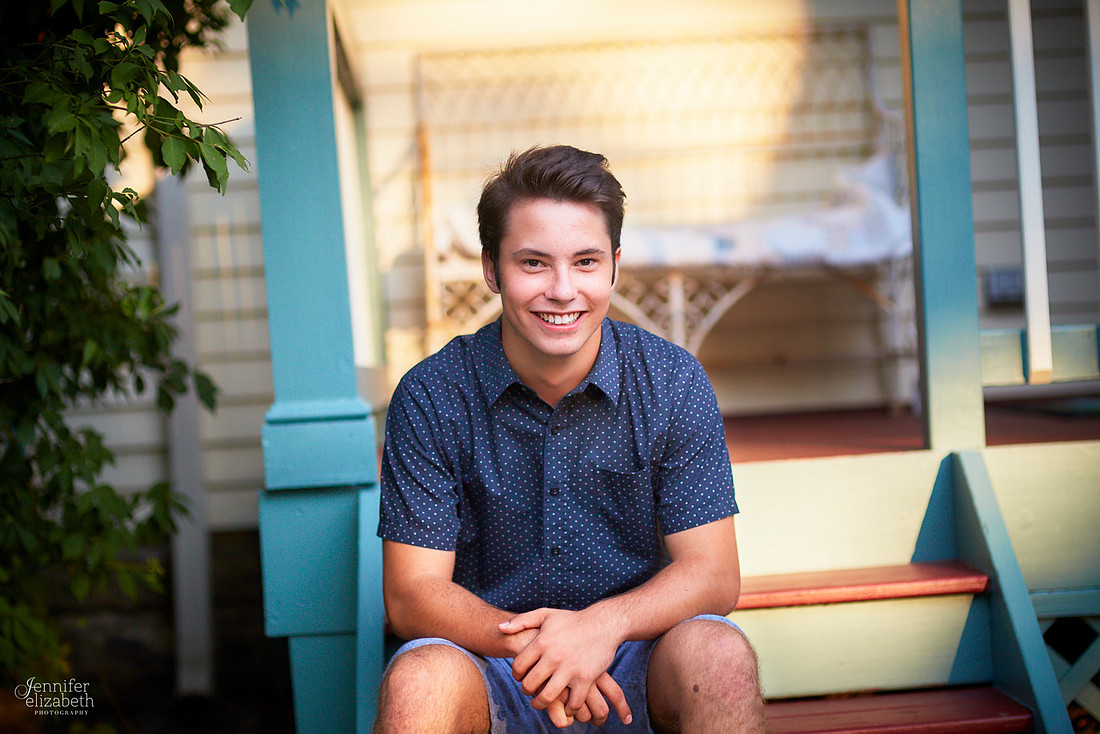 Ben's Senior Portrait Session in Chagrin Falls, Ohio