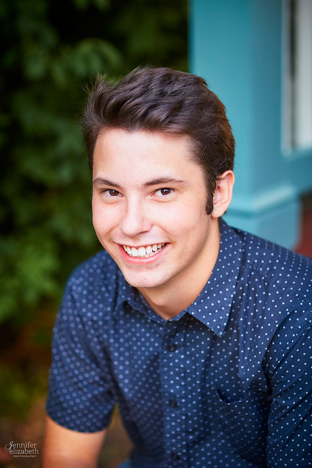 Ben's Senior Portrait Session in Chagrin Falls, Ohio
