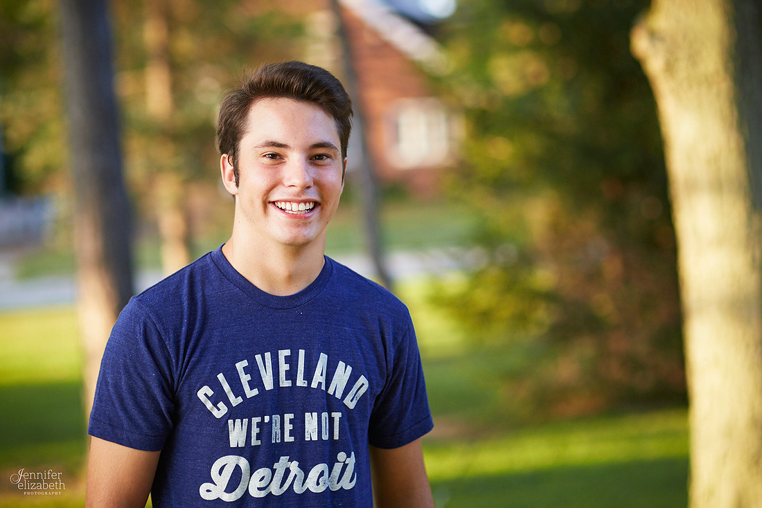Ben's Senior Portrait Session in Chagrin Falls, Ohio