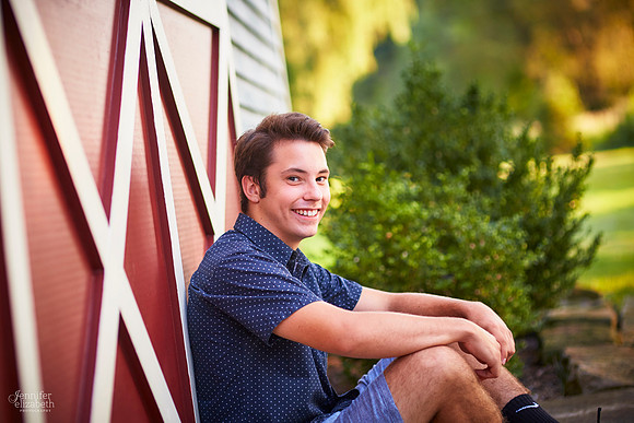 Ben's Senior Portrait Session in Chagrin Falls, Ohio