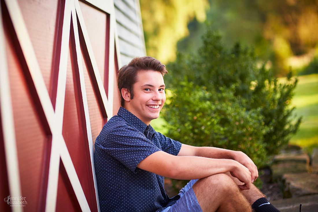 Ben's Senior Portrait Session in Chagrin Falls, Ohio