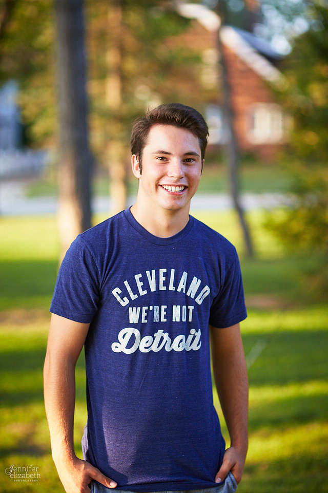 Ben's Senior Portrait Session in Chagrin Falls, Ohio