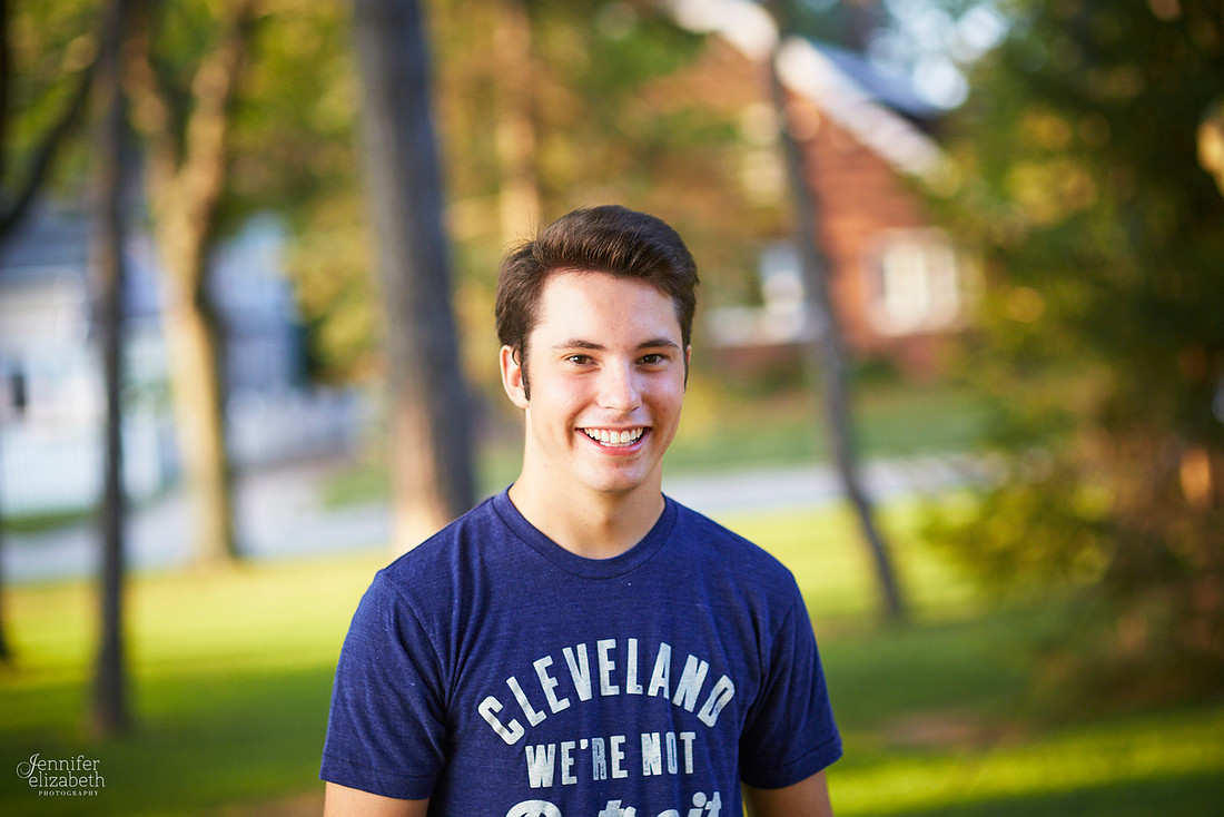Ben's Senior Portrait Session in Chagrin Falls, Ohio