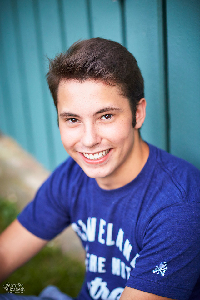 Ben's Senior Portrait Session in Chagrin Falls, Ohio