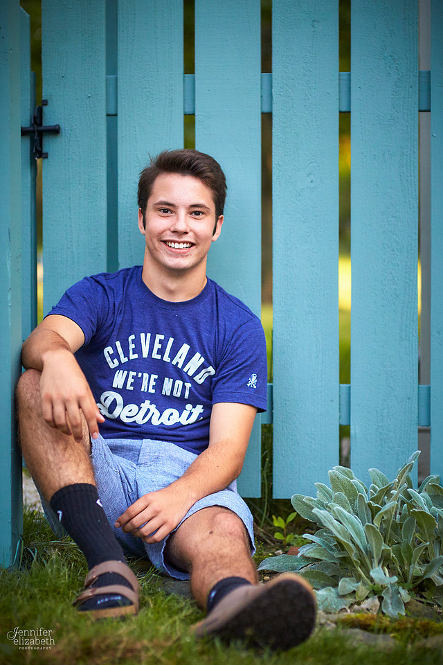 Ben's Senior Portrait Session in Chagrin Falls, Ohio