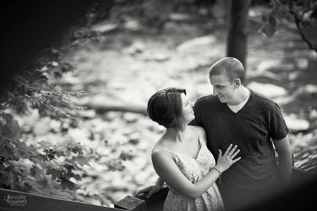 Brooke and Kevin's Engagement Portrait Session in Chagrin Falls