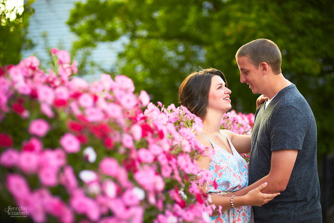 Brooke and Kevin's Engagement Portrait Session in Chagrin Falls