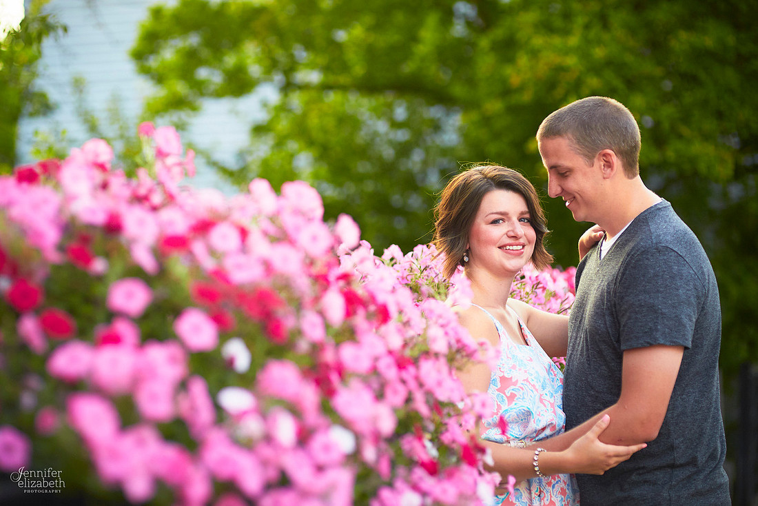 Brooke and Kevin's Engagement Portrait Session in Chagrin Falls