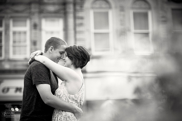 Brooke and Kevin's Engagement Portrait Session in Chagrin Falls