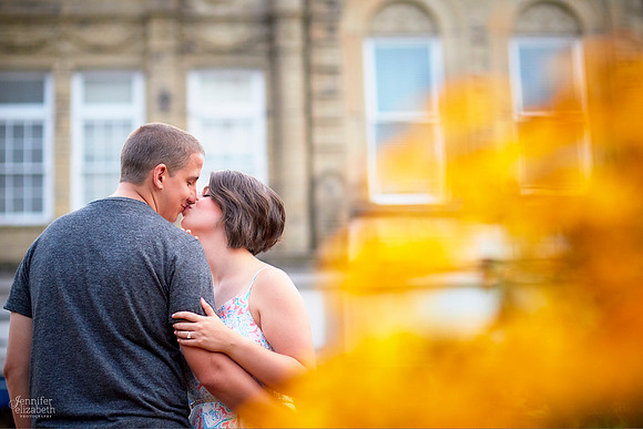 Brooke and Kevin's Engagement Portrait Session in Chagrin Falls