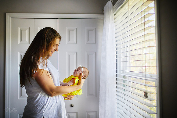 Baby Peyton: Lifestyle Newborn Session in Chagrin Falls, Ohio