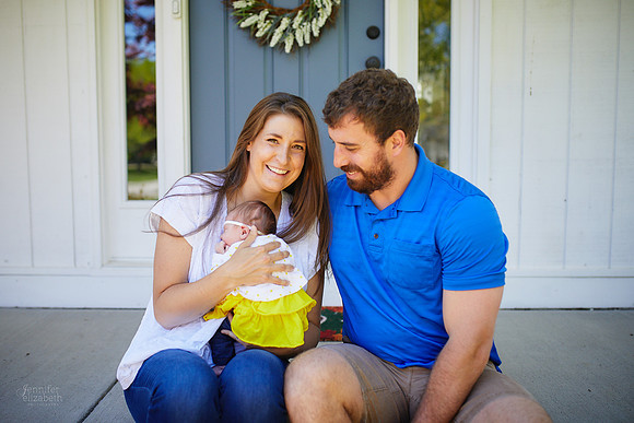 Baby Peyton: Lifestyle Newborn Session in Chagrin Falls, Ohio