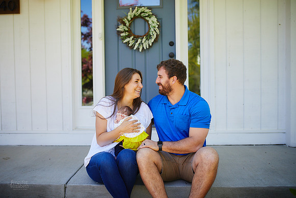 Baby Peyton: Lifestyle Newborn Session in Chagrin Falls, Ohio