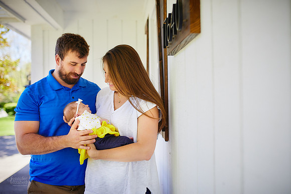 Baby Peyton: Lifestyle Newborn Session in Chagrin Falls, Ohio