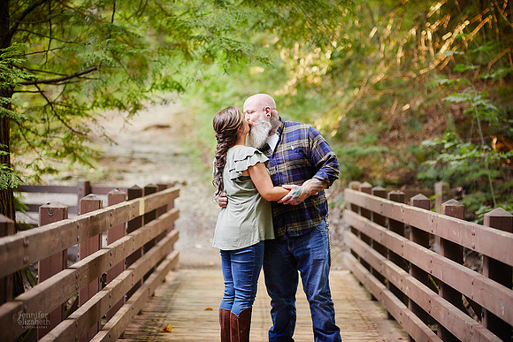 Jessica & Joe: Engagement Session at Henry Church Rock in Chagrin Falls