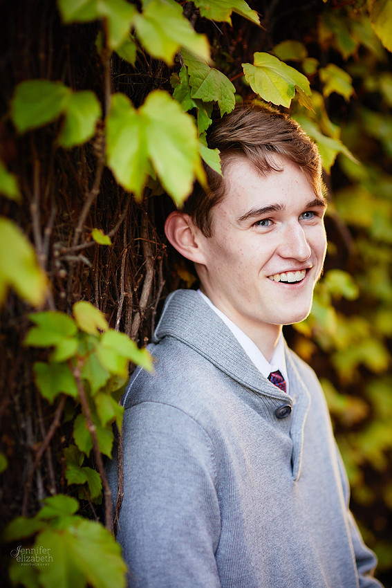 Jameson: Senior Portrait Session in The Flats, Cleveland