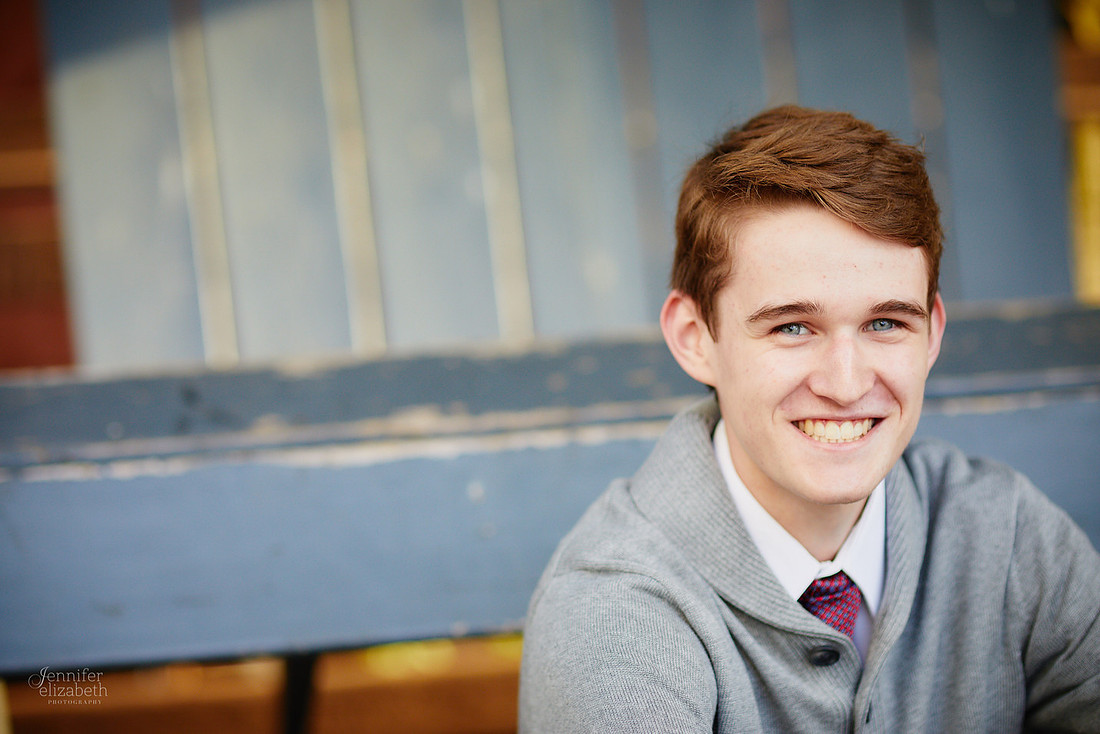 Jameson: Senior Portrait Session in The Flats, Cleveland